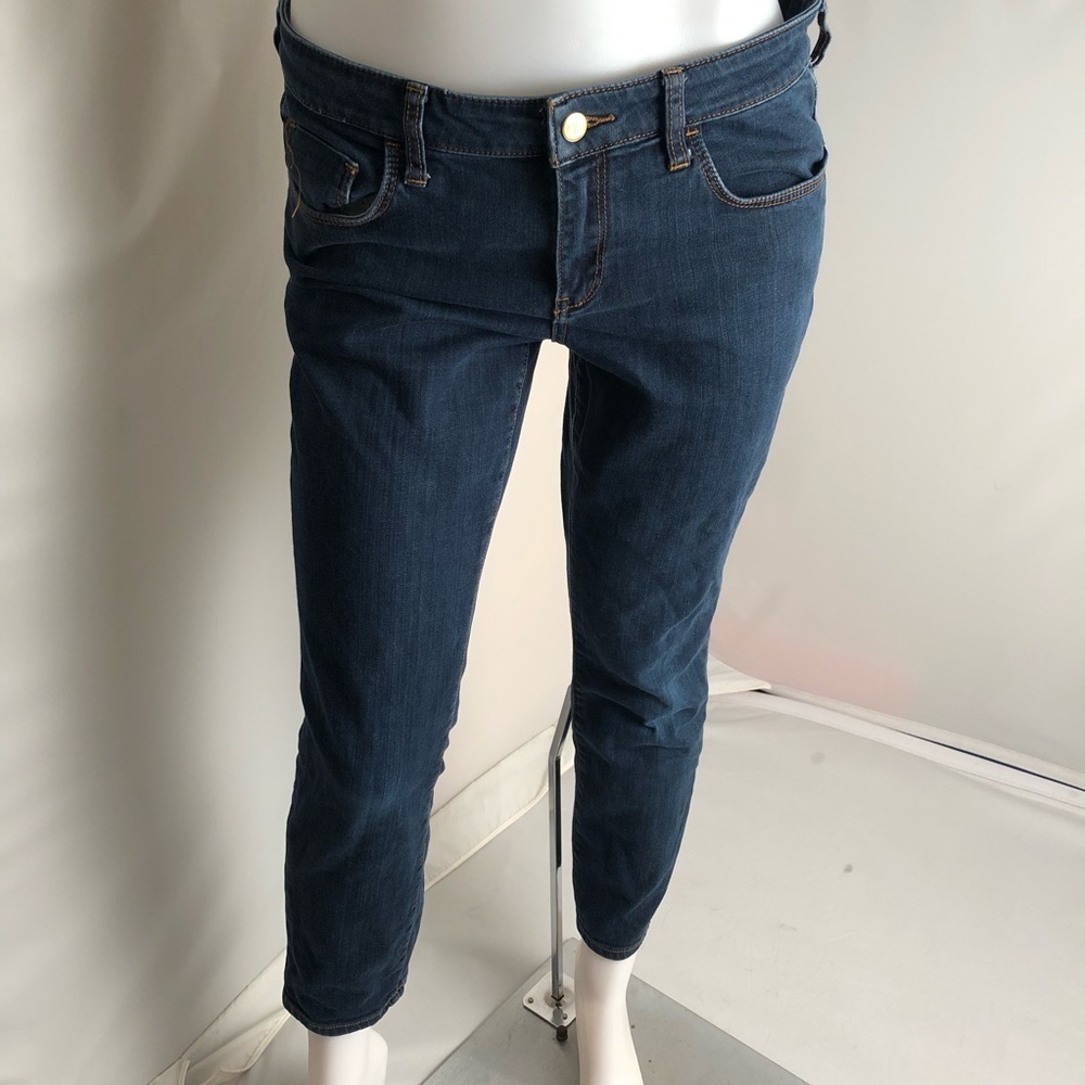 Anthropologie Pilcro and the Letterpress Stet cropped blue jeans